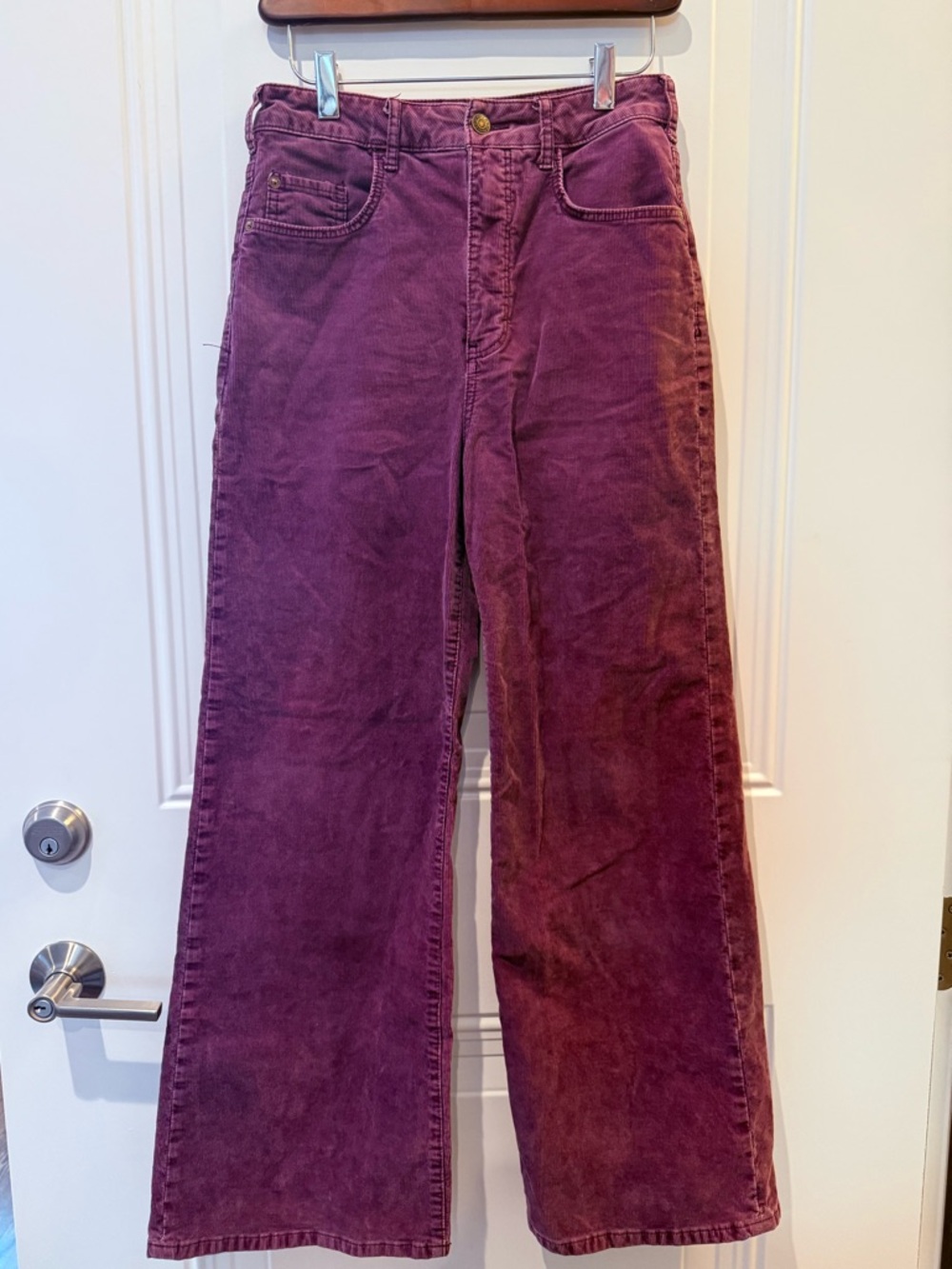 Pilcro High Waisted Wide Leg Micro Corduroys - Picture 2 of 6